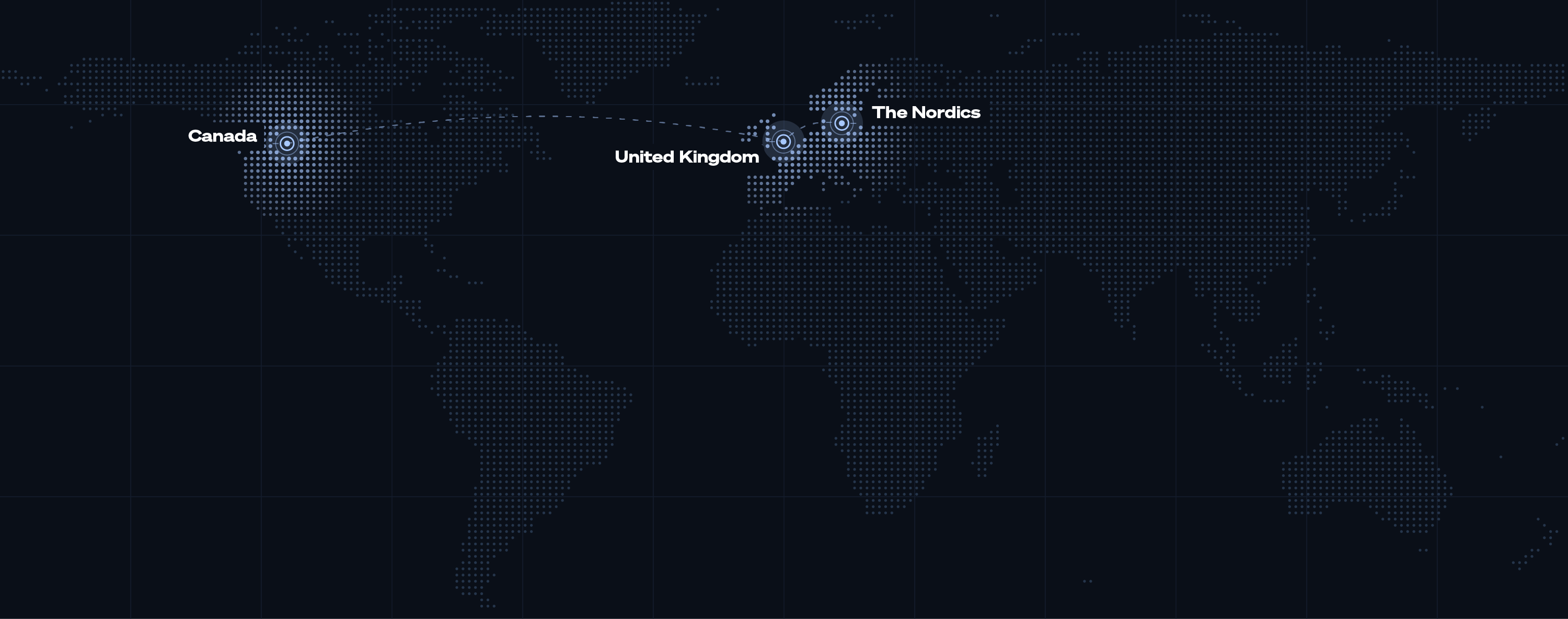 A connected production network across Canada, the United Kingdom and the Nordics.