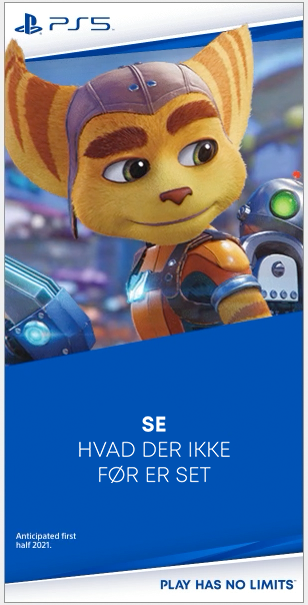 PlayStation 5 Ratchet and Clank campaign advertisement